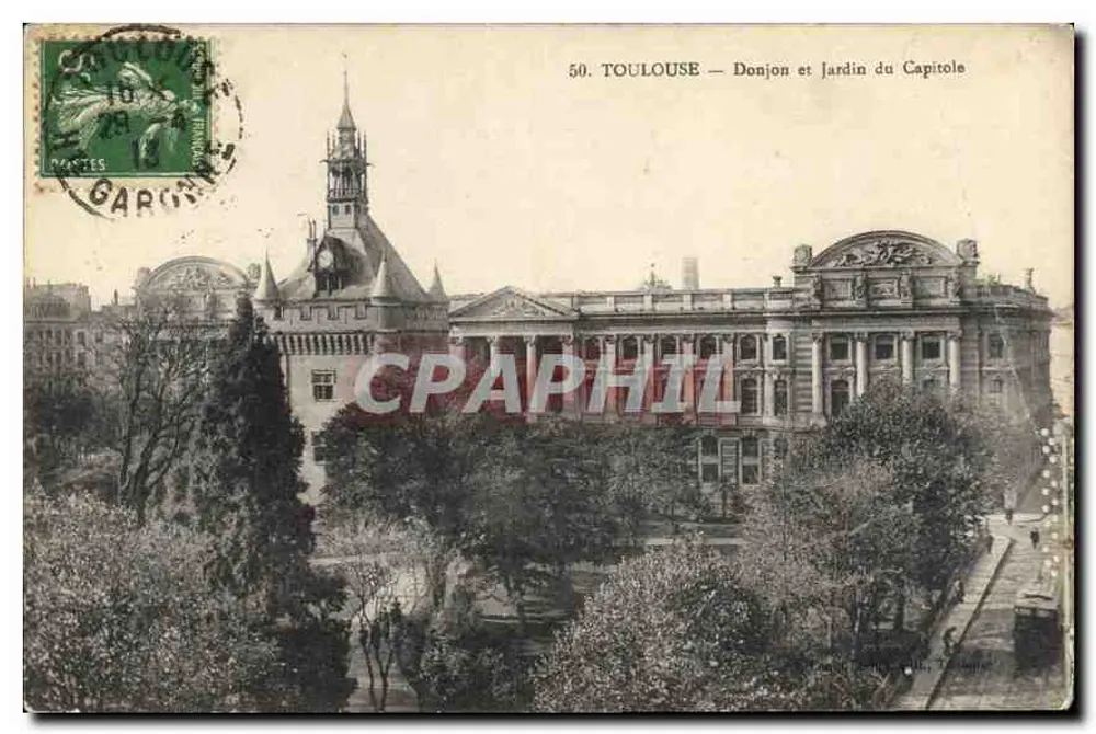 Toulouse — Torre de Vigia e Jardim do Capitólio — G. P. G. (n°50) - Frente