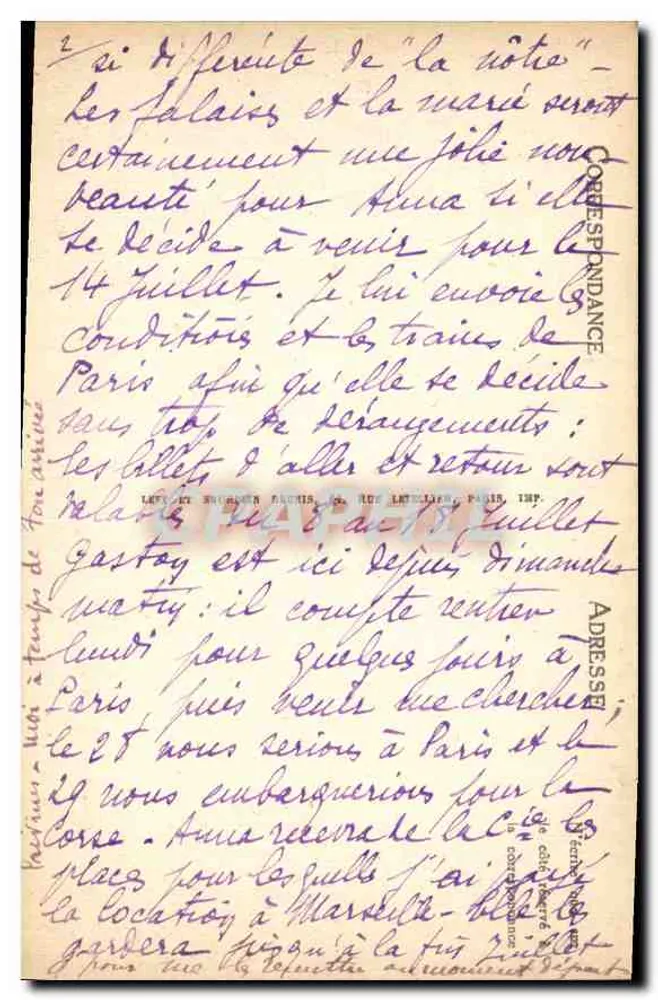 Gros Temps — LL — 2031 - Verso