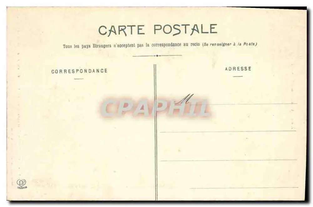 Luchon — Ansicht des Hospizes am Fuße des Port de Venasque — Phototypie Lasbouche Frères, Toulouse (1. Serie) - Rückseite