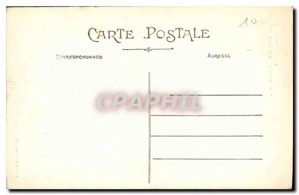 Campanario de la Catedral de San Pedro — Saintes — L. Prévoost, editor - Reverso