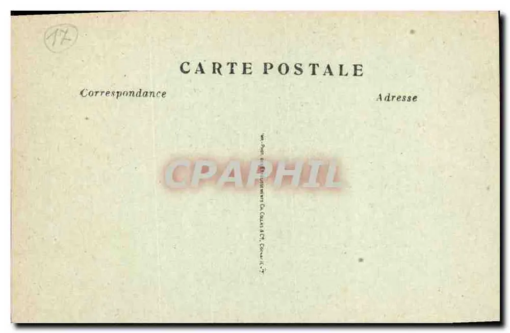 Saint-Pierre-d'Oléron — Schöne Lanterne der Toten, 12. Jahrhundert, vielleicht das schönste seiner Art — R. Bergevin, Verleger, 66, rue des Merciers La Rochelle - Rückseite