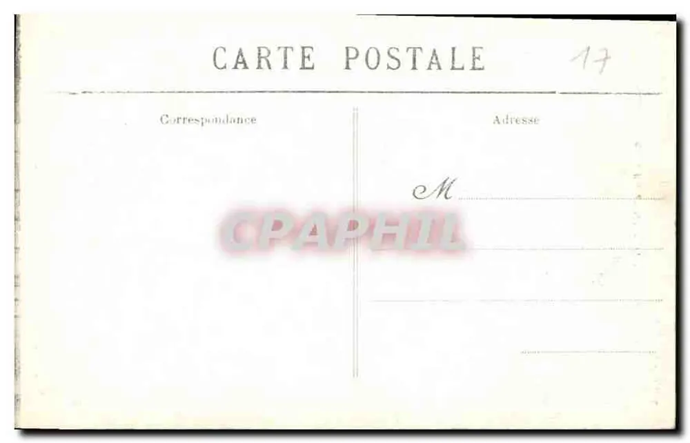 Saintes — Portal der Kathedrale Saint-Pierre — Pap. J. Prévost, Verlag 180 - Rückseite