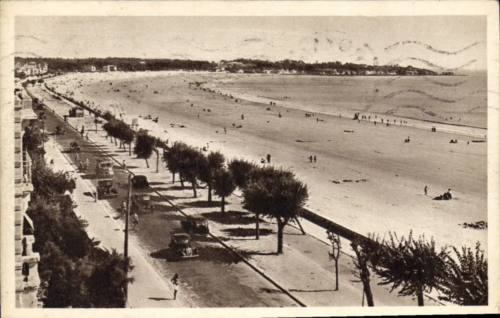 Royan — La Grande Conche richting Paradou — Uitgaven TITO M. Berjaud - Voorkant