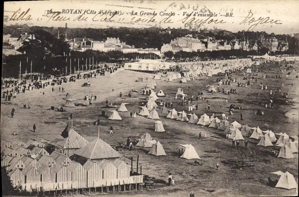 Royan (Côte d'Argent) - A Grande Concha - Vista geral - BR - Frente