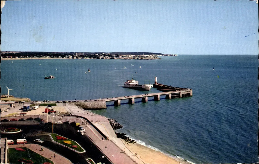 Royan — Die Mole - Die Punkte von Vallières und Suzac — M. Berlaud - Vorderseite