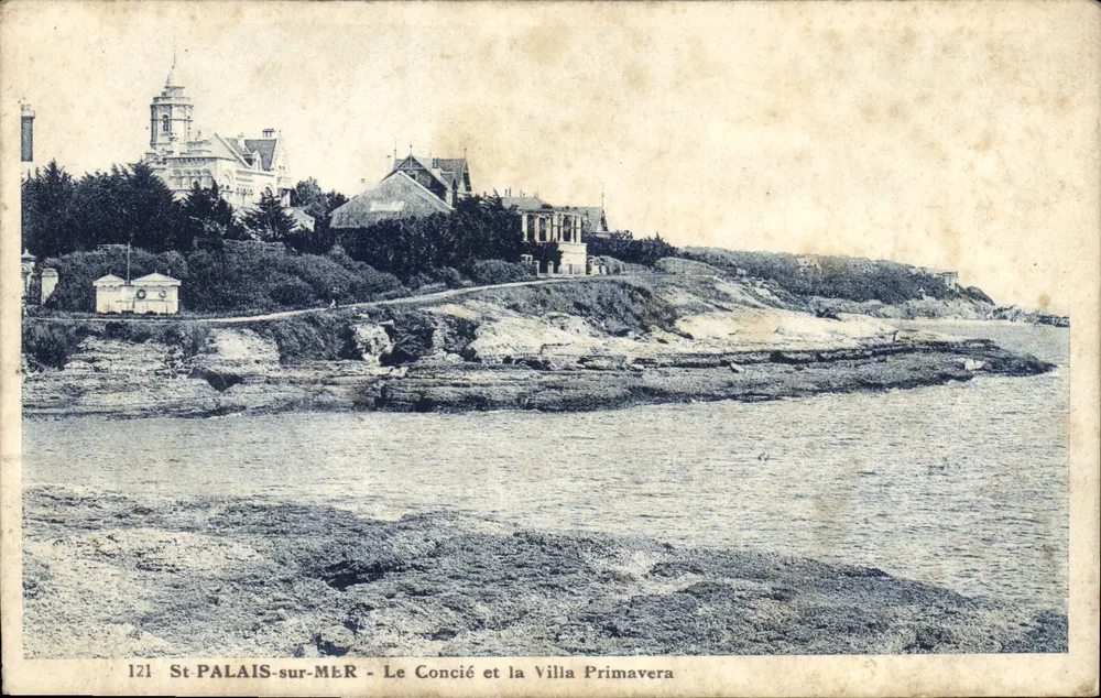 St-Palais-sur-Mer - Le Concié und die Villa Primavera — Edition Nouvelles Galeries, Royan, n°121 - Vorderseite