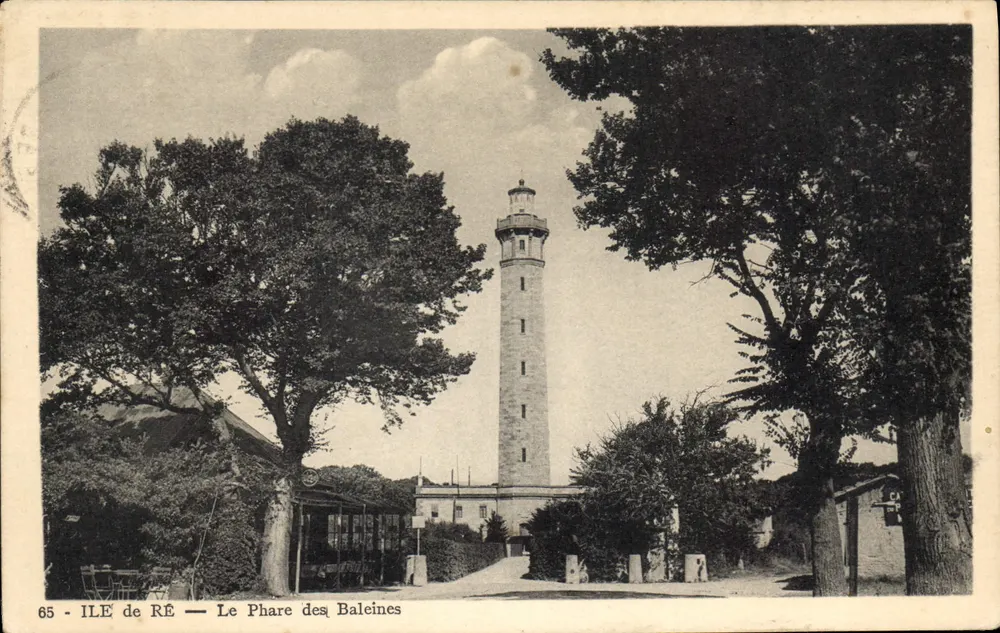 Ilha de Ré — Farol das Baleias — Editor M. Henn, Plage-in-Ré, n°65 - Frente