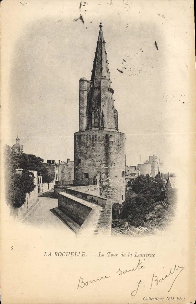 La Rochelle — Die Lanternturm — J. Baillly Phot. - Vorderseite