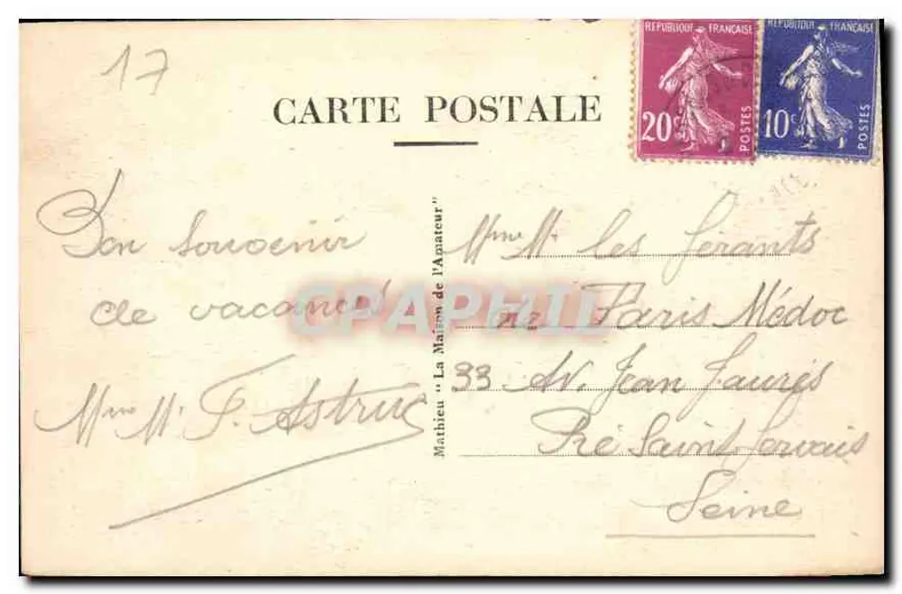 Saint-Georges-de-Didonne — O Farol - Verso