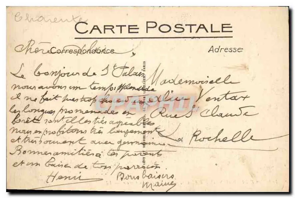 O Escritório Saint-Palais — A Concha do Concie — LL. — N° 148 - Verso