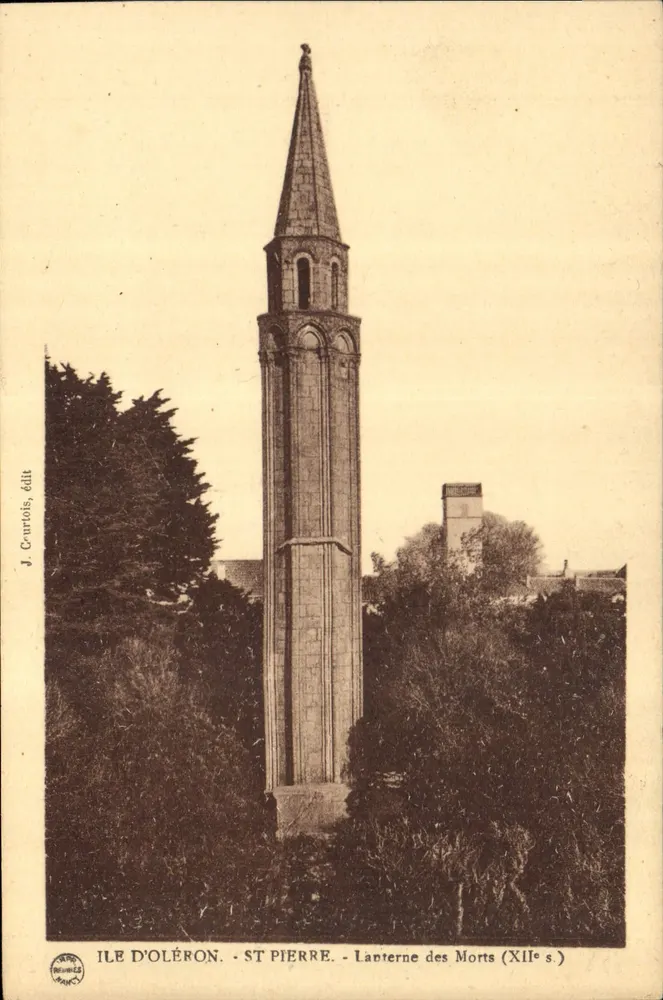 Isola d'Oléron - St Pierre - Lanterna dei Morti (XII secolo) — J. Curtiois, editore - Recto