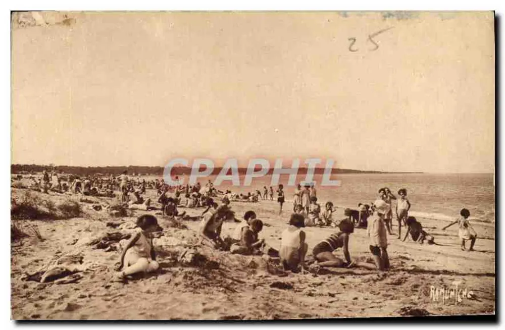 Playa en 'Maison Heureuse' — Isla de Oléron — Ediciones Artísticas Raymond Bergevin - Anverso