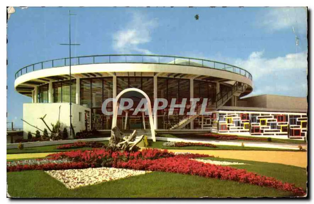 Royan — Die Rotunde des Casinos und der Eingang — C. Ferret, Architekt - Vorderseite