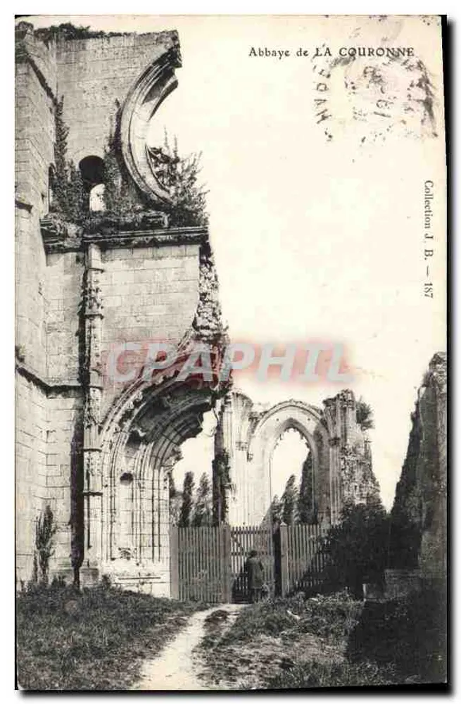 Abbaye de LA COURONNE — Ruines gothiques — Collection J.B. — 187 - Frente