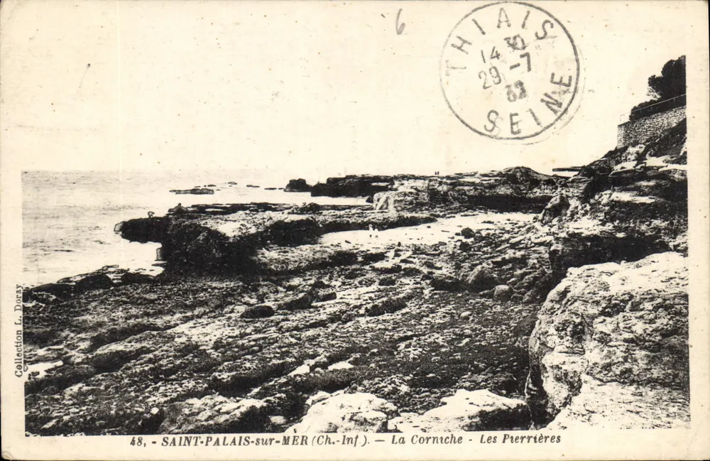 SAINT-PALAIS-sur-MER (Ch.-Inf.) — Die Klippe — Die Pierres - Vorderseite