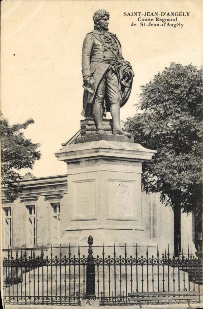 Saint-Jean-d'Angély — Statue des Grafen Regnaud — unbekannter Verlag - Vorderseite