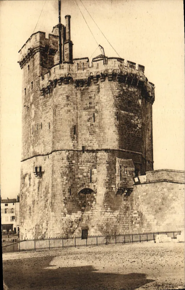 La Rochelle — Torre de São Nicolau (1384) — Edições Artísticas R. Bergevin - Frente