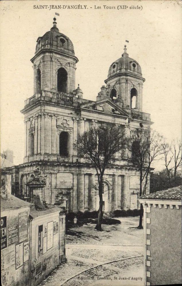 Saint-Jean-d'Angély — As Torres (século XII) — Edição H. Brodeau, Saint Jean-d'Angély - Frente
