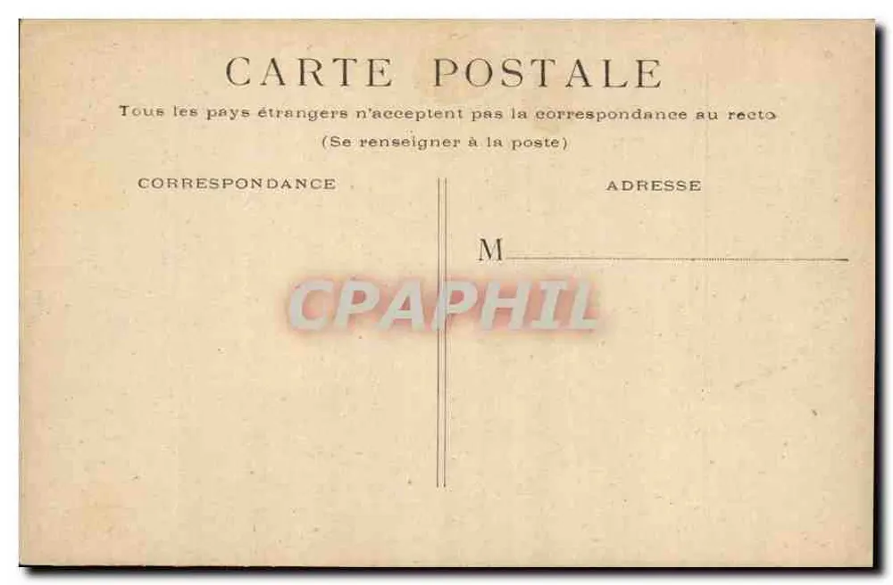 Paris - Praça da Concórdia — Obelisco e fonte — editor não identificado - Verso
