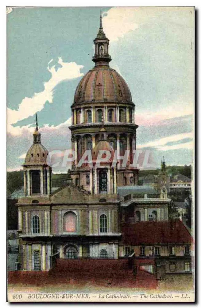 Boulogne-sur-Mer — A Catedral — LL. — N° 200 - Frente