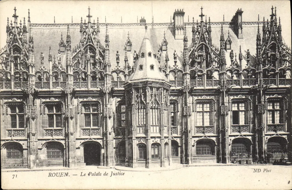 Rouen — Het Justitiepaleis — ND Phot, n°71 - Voorkant