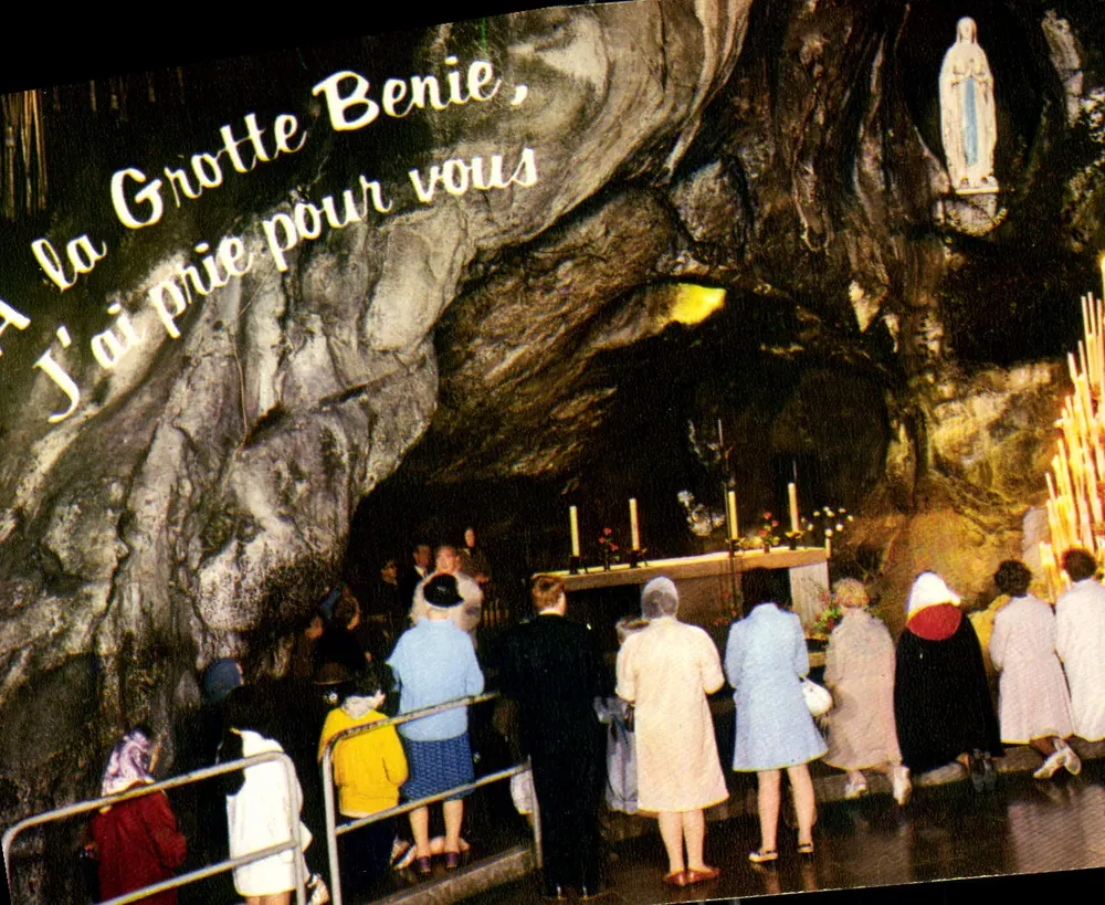 Grotte de Massabielle — Lourdes — Imprimeur Macon - Vorderseite