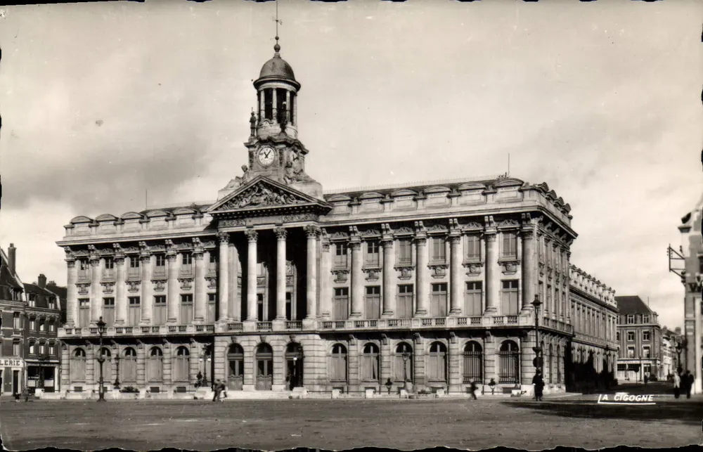 Das Rathaus von Cambrai — Die Storch — Éd. La Cigogne - Vorderseite