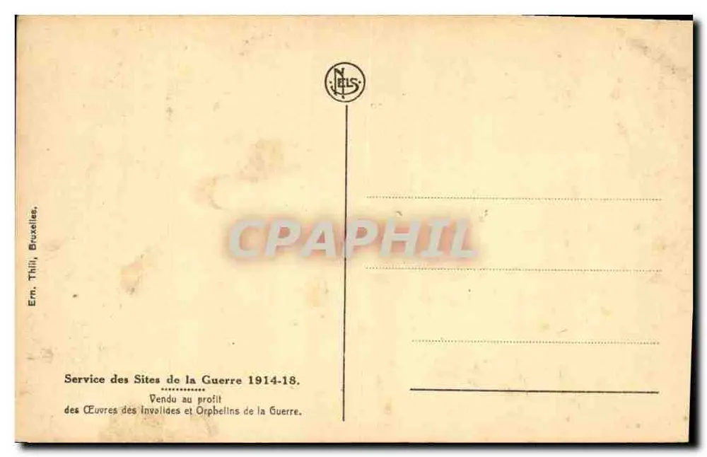 Ruinas de Nieuport — Las Presas — NELS - Reverso