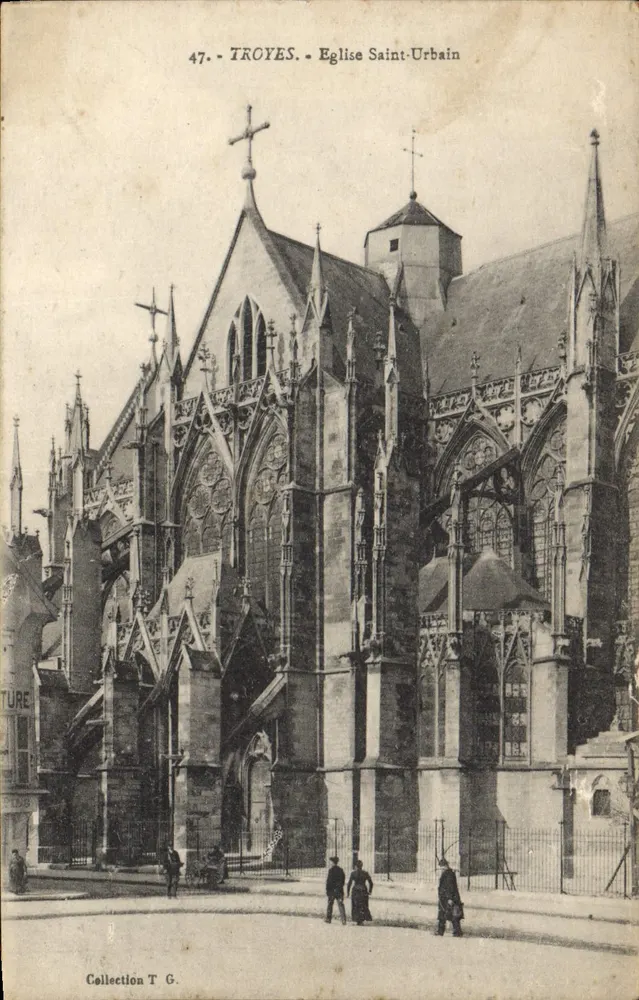 Troyes - Igreja de São Urbano — Coleção T.G. — n°47 - Frente