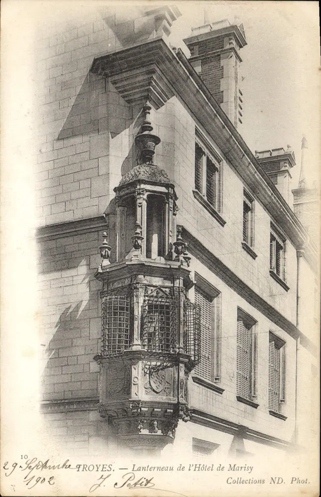 Troyes — Laterne des Hôtel de Marisy — Sammlung ND. Phot. - Vorderseite