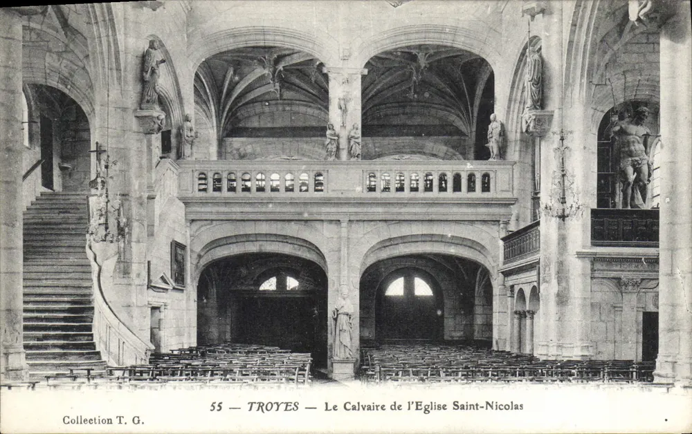 Troyes — Der Calvarienberg der Kirche Saint-Nicolas — Sammlung T. G. - Vorderseite