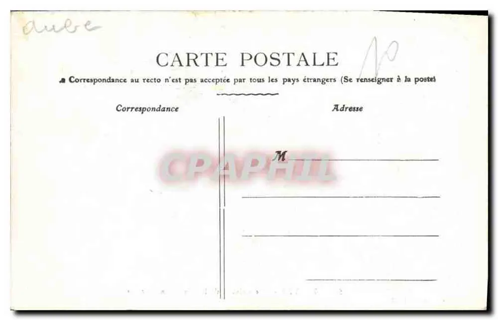 Troyes — Der Calvarienberg der Kirche Saint-Nicolas — Sammlung T. G. - Rückseite