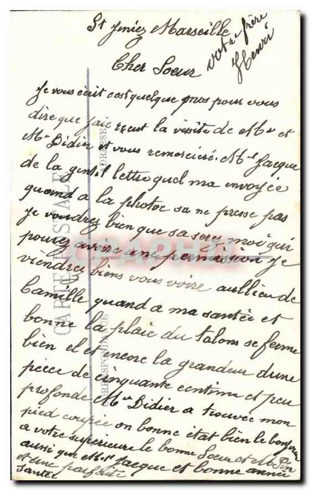 Marseille — Nossa Senhora da Guarda — X X - Verso