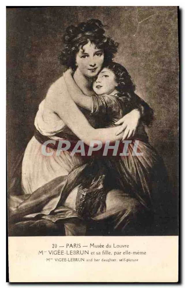 Mme Vigée-Lebrun e sua filha — autorretrato — Museu do Louvre - Frente