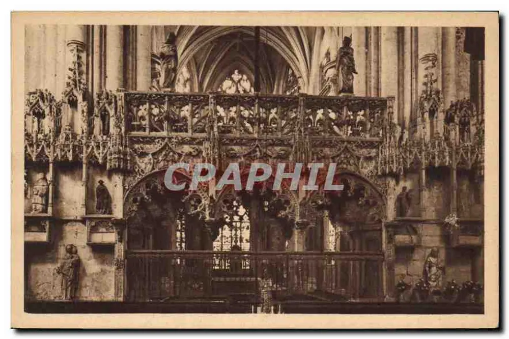 Troyes (Aube) — Jubé da Madeleine — Éditions OGE - Sainte-Savine (Aube) - Frente