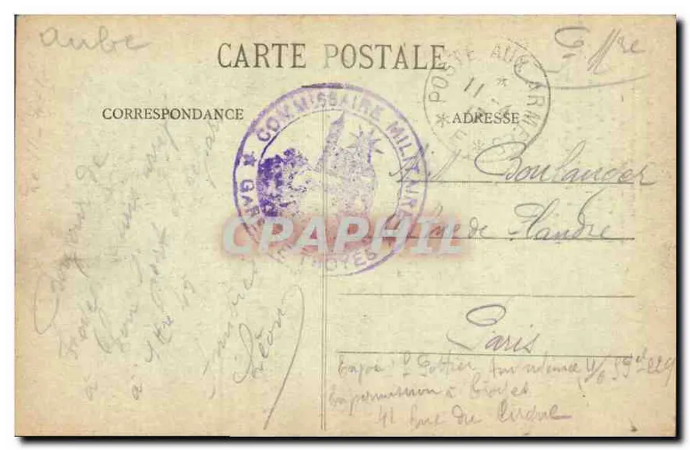 Troyes - A Catedral de São Pedro — Iniciada em 1208, restaurada de 1849 a 1866 — editor Bruncles, Troyes - Verso