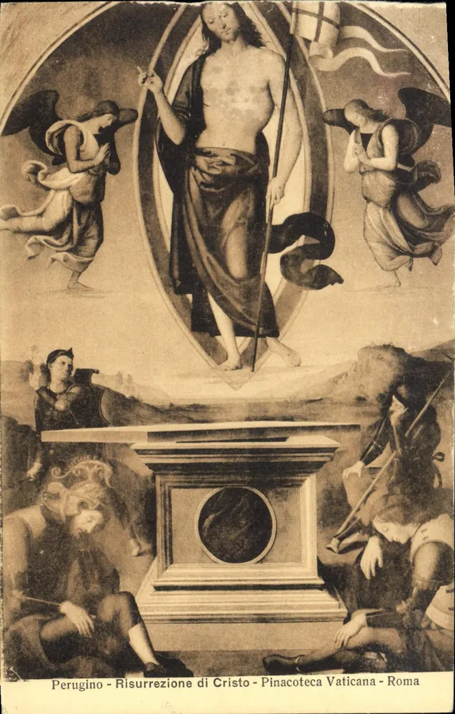 Auferstehung Christi — Perugino — Pinacoteca Vaticana — Rom - Vorderseite