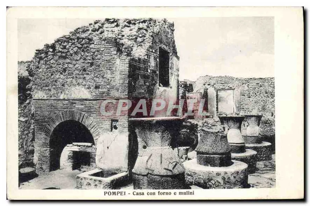 Pompei - Haus mit Ofen und Mühlen — Edition Carlo Cotlni, Nr. 45646 - Vorderseite