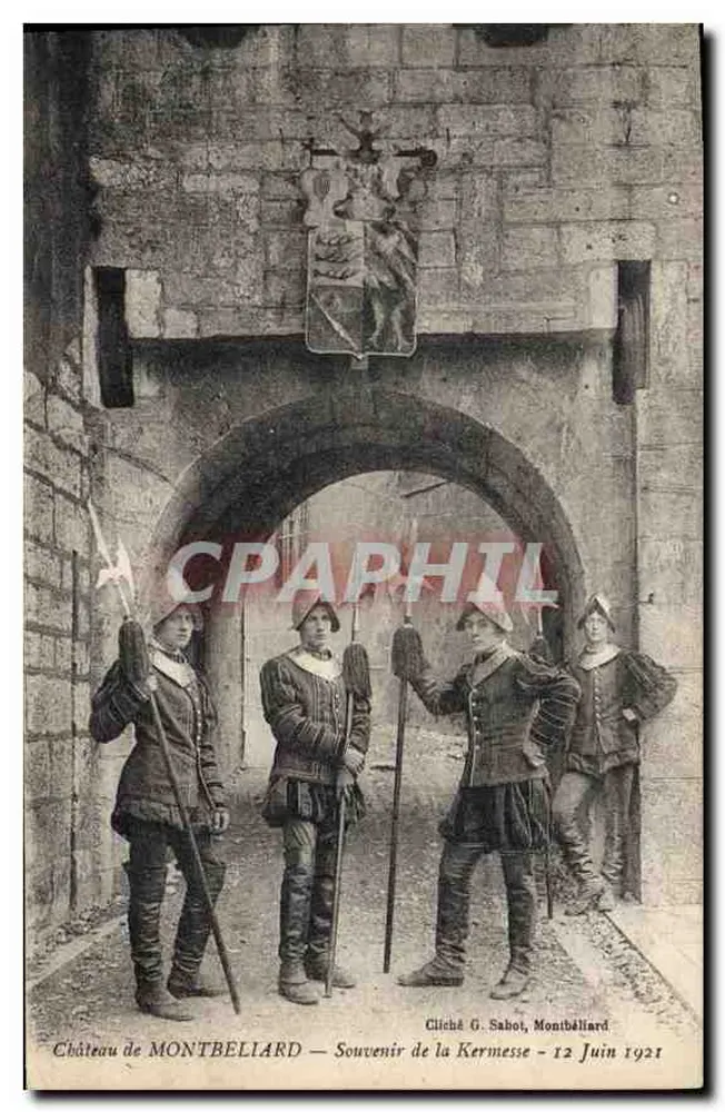 Schloss MONTBELIARD — Erinnerung an die Kirmes — Foto von G. Sahot, Montbéliard - Vorderseite
