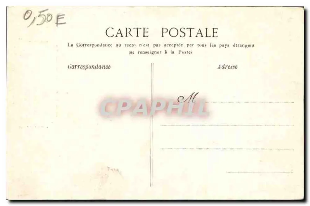 Statua del Cane di Montargis — Montargis — editore non identificato - Verso