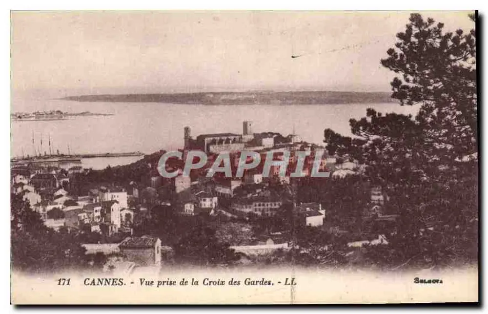 CANNES - Ansicht vom Croix des Gardes - Bulegova, n°171 - Vorderseite