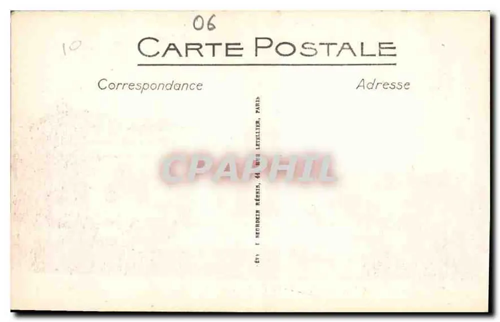 CANNES - Ansicht vom Croix des Gardes - Bulegova, n°171 - Rückseite
