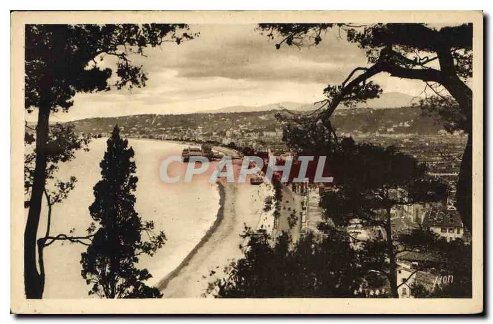 Allgemeiner Blick und Bucht der Engel — NICE (Alpes-Maritimes) — Les Éditions d'Art 'AVON' Paris - Vorderseite