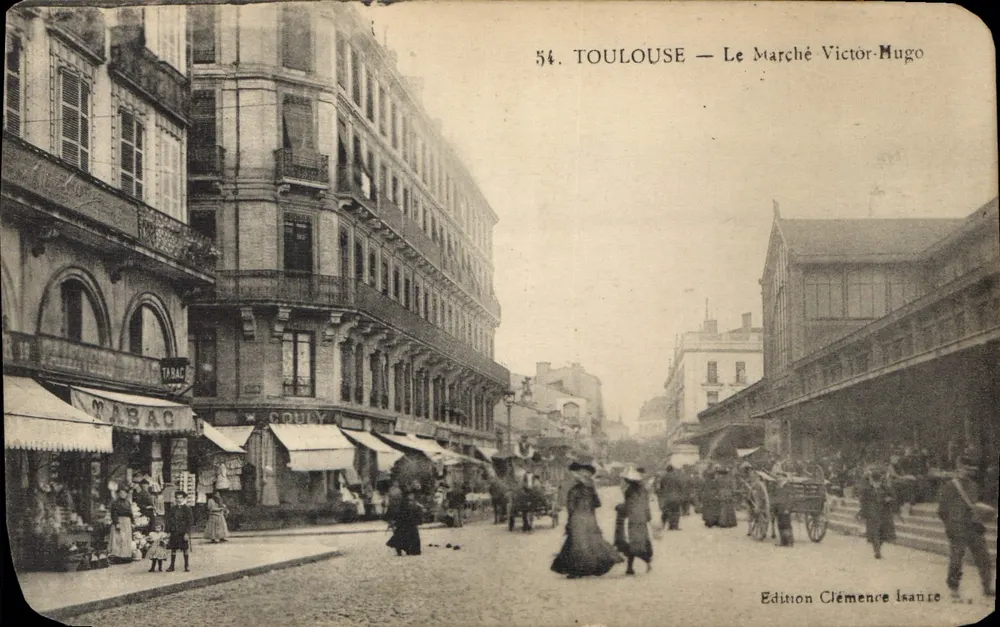 Toulouse — O Mercado Victor-Hugo — Edição Clémence Isaure, n°54 - Frente
