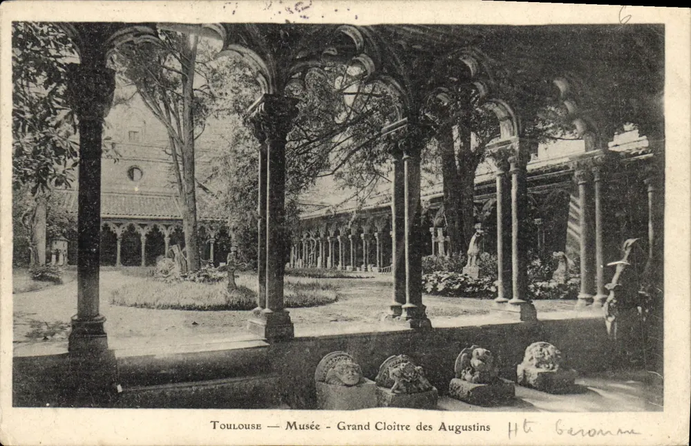 Toulouse — Museu — Grande Claustro dos Agostinhos — H.T. Baronnette - Frente