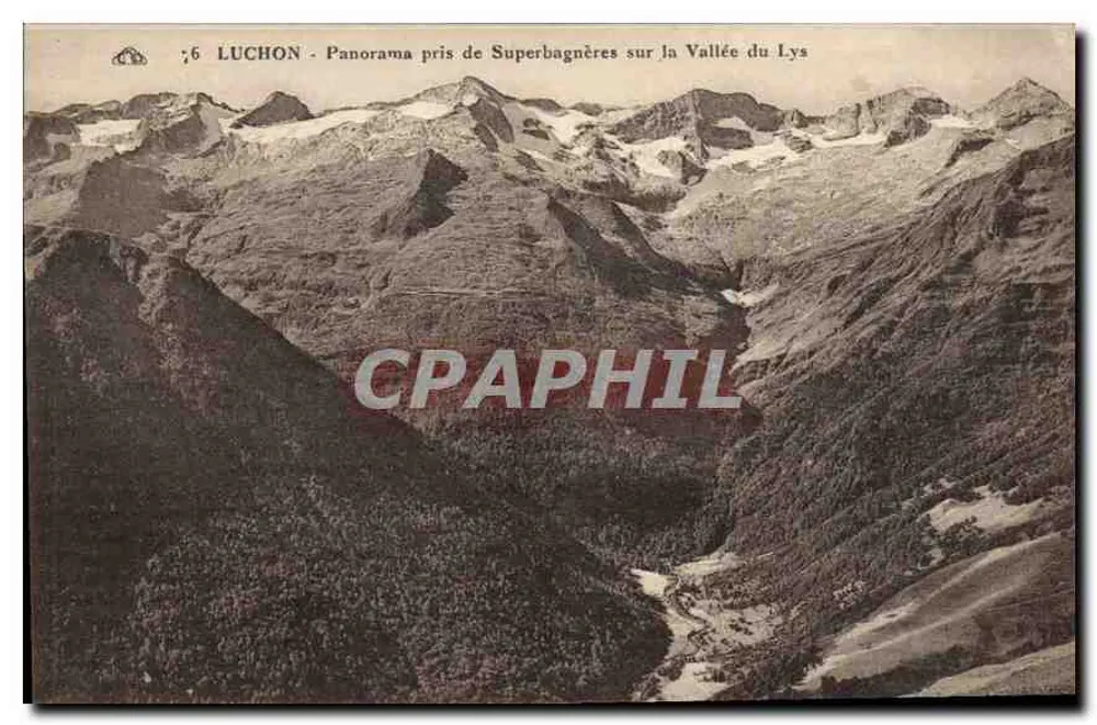 Luchon - Panorama aus Superbagnères über das Tal des Lys — n°76 - Vorderseite
