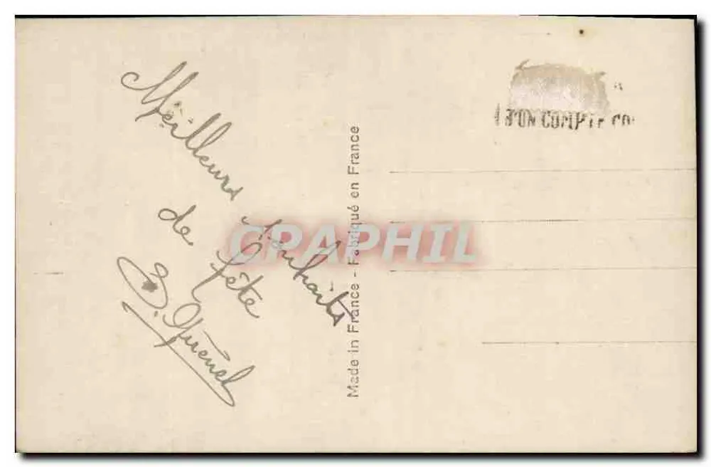 Jovem mulher em pele — estúdio Blanot — n°496 - Verso