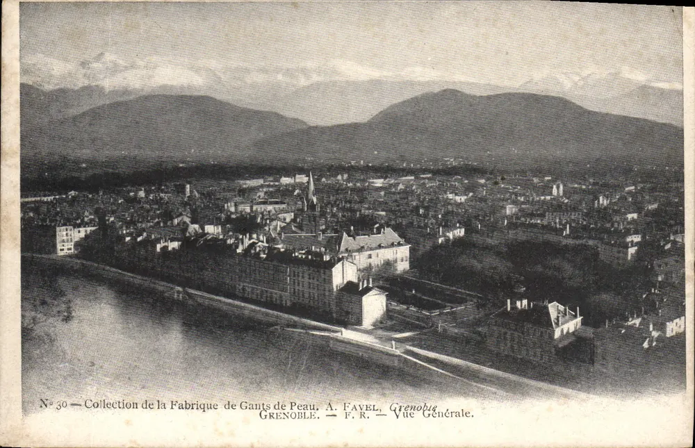 Grenoble — Allgemeiner Blick — A. FAVEL, Grenodie - Vorderseite