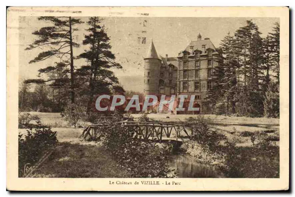 Zamek w VIZILLE - Park — Wydawnictwo Marinotto Frères, nr 114 - Awers