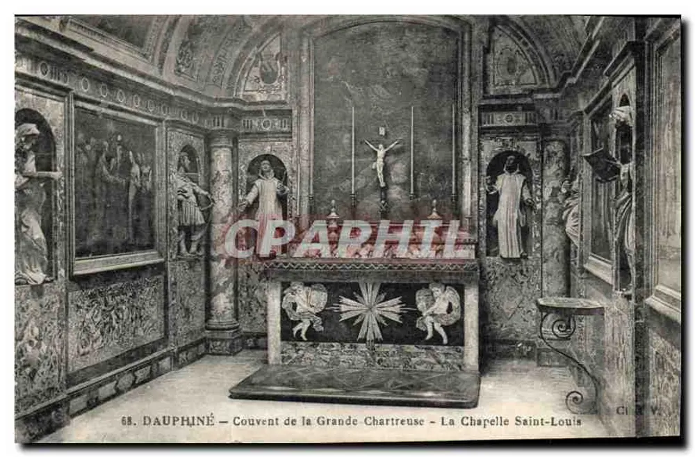 Dauphiné — Konvent der Grande Chartreuse — Kapelle Saint-Louis — Verleger Cl. V. - Vorderseite